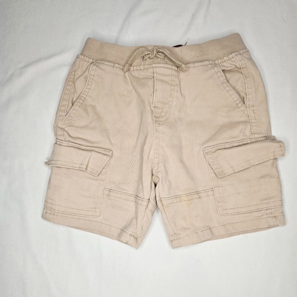 Kids Khaki Cargo Shorts